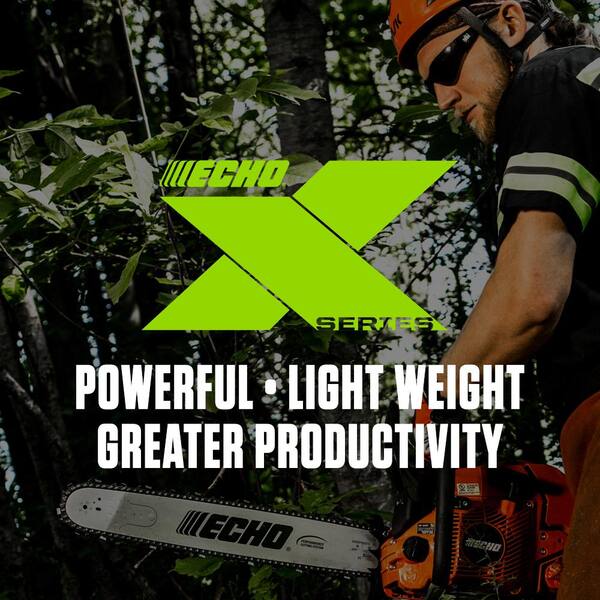 ECHO 18 in. 59.8 cc Gas 2-Stroke X Series Rear Handle Chainsaw CS