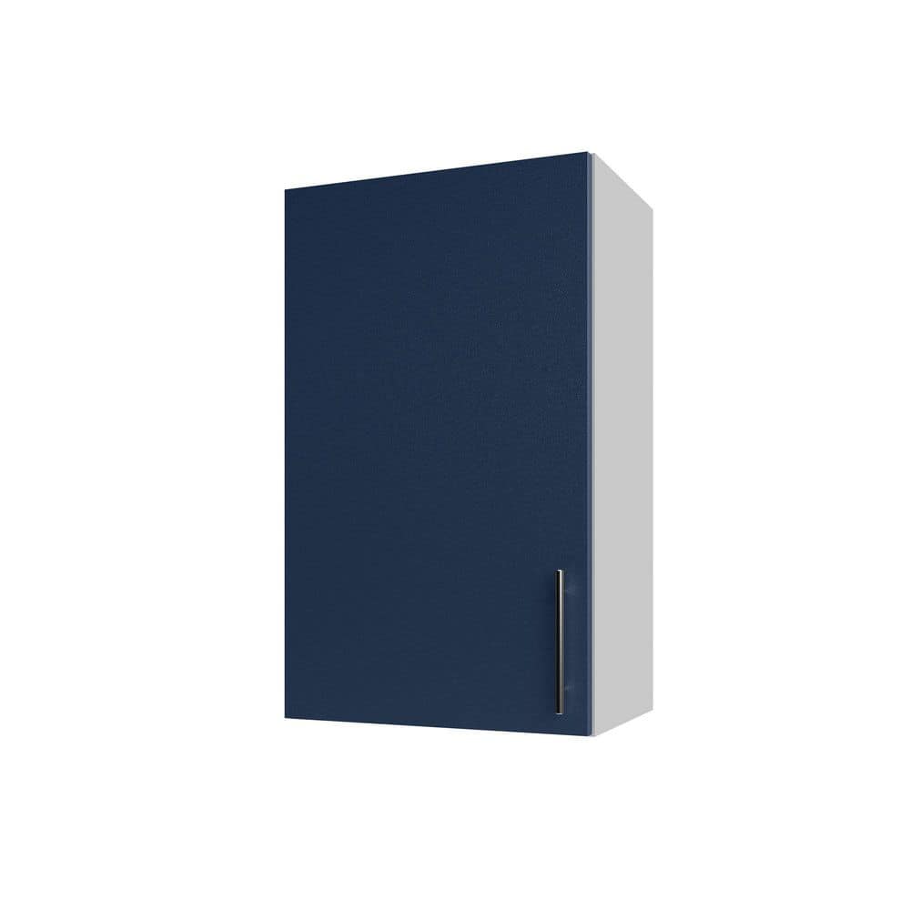 Miami Weatherboard 18 in. X 12 in. X 30 in Outdoor Wall Cabinet in Sapphire Blue Matte price history on PriceWatchPro