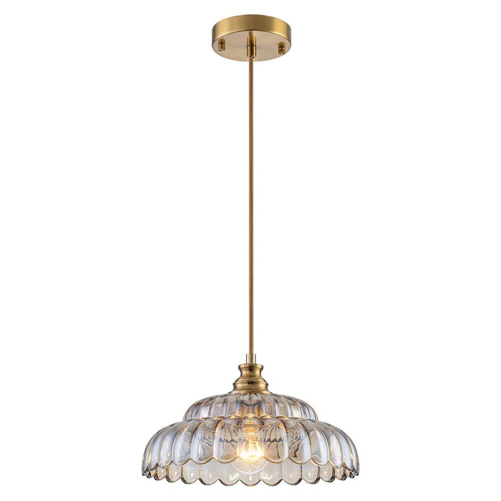Gold Amber Glass Pendant Light for Kitchen Island Dining Room Bar Entryway Modern Farmhouse Hanging Ceiling Fixture price history on PriceWatchPro