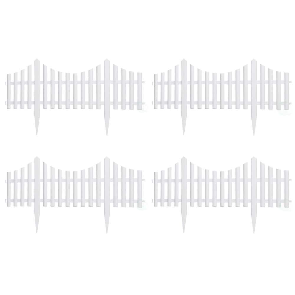 Have a question about Gardenised 13 in. Plastic White Garden Border