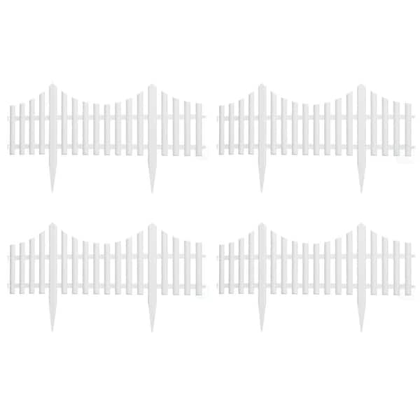 Have a question about Gardenised 13 in. Plastic White Garden Border