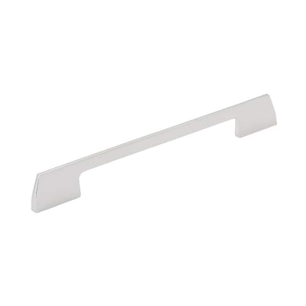 Amerock Angle 7-9/16 in. (192mm) Center-to-Center Modern Polished Chrome Arch Cabinet Pull