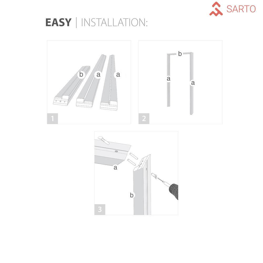 30 x 84 Frosted Glass Solid Pine Prehung Door