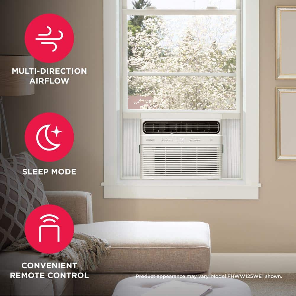 Frigidaire 24,000 BTU White Window Air Conditioner with Remote