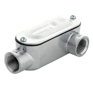 1/2 in. Rigid Metal Conduit (RMC) Threaded Conduit Body with Stamped Cover (Type LL)