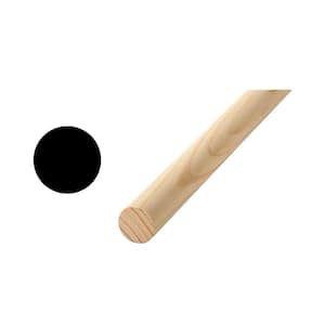 Waddell Hardwood Round Dowel - 96 in. x 1 in. - Sanded and Ready for Finishing - Versatile Wooden Rod for DIY Home Projects