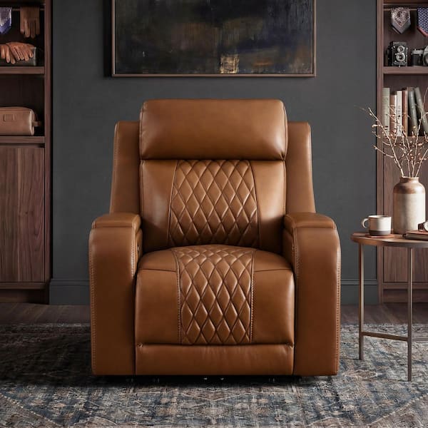 Spruce & Spring Zorin Saddle Leather Dual Motor 165° Lay Flat