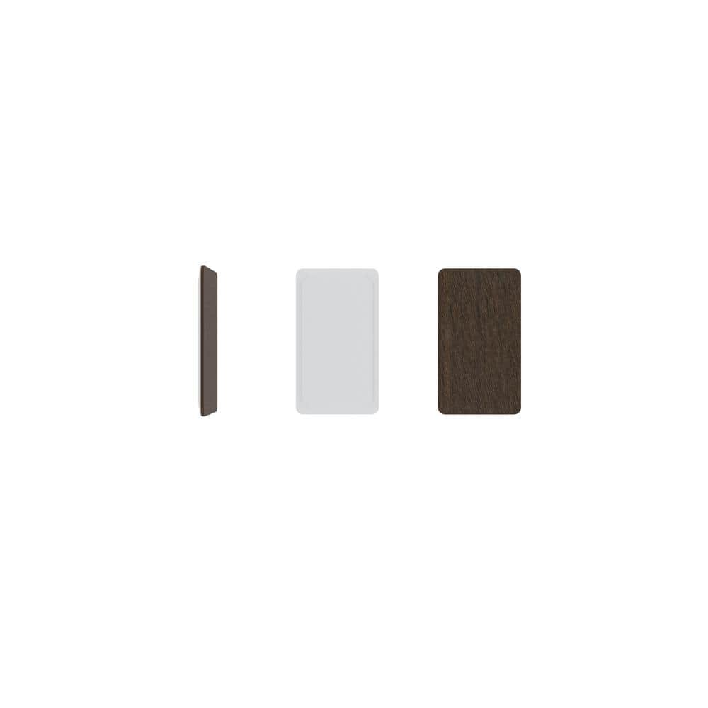 Alusions 1 in. x 2 in. Wood Grain Brazilian Ipe Composite Aluminum Coextruded End Caps (Bag of 10) price history on PriceWatchPro