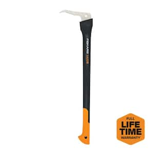 28 in. Hookaroon - Lift, Drag, and Load Heavy Firewood - Sharp and Lightweight Pick Tool for Logs, Wood Prep