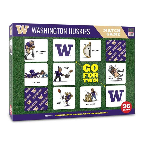YouTheFan NCAA Washington Huskies Licensed Memory Match Game