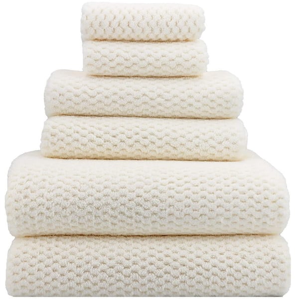 Soma Ivory Cotton Bath Towel 2-Piece Set 2733002B2T60 - The