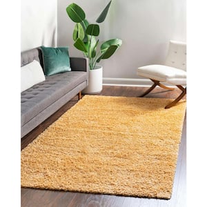 Orange Transitional Tie-dye Moroccan Rug, Area Rug