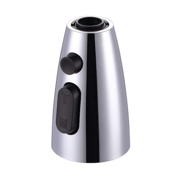 VEVETTA 3 Functions Sprayed Pull Down Kitchen Faucet Spray Replacement with Adapters in Polished Chrome