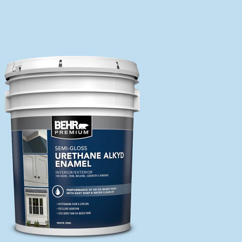 5 gal. #550A-2 Tropical Pool Urethane Alkyd Semi-Gloss Enamel Interior/Exterior Paint price history on PriceWatchPro