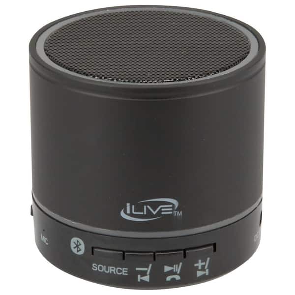 iLive Portable Bluetooth Speaker with FM Scan and LED Lights
