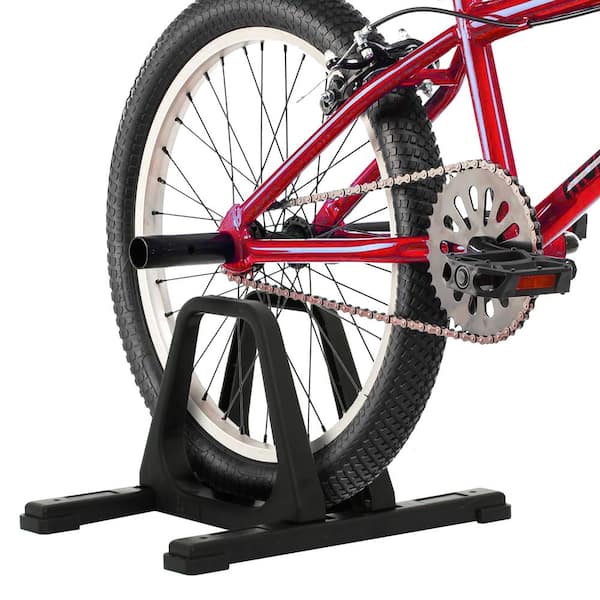 RAD Cycle Black 1-Bike Portable Floor Stand Garage Bike Rack