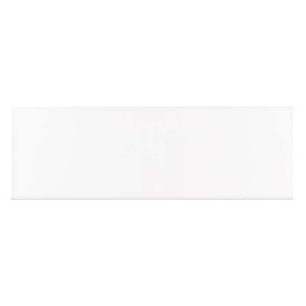 Jeffrey Court Fresh White 4 in. x 12 in. Glossy Ceramic Wall Tile (10. ...