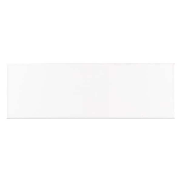Jeffrey Court Fresh White 4 in. x 12 in. Glossy Ceramic Wall Tile (10.33 sq. ft./case)