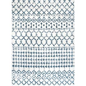 Moroccan Barbara Blue 12 ft. x 15 ft. Area Rug