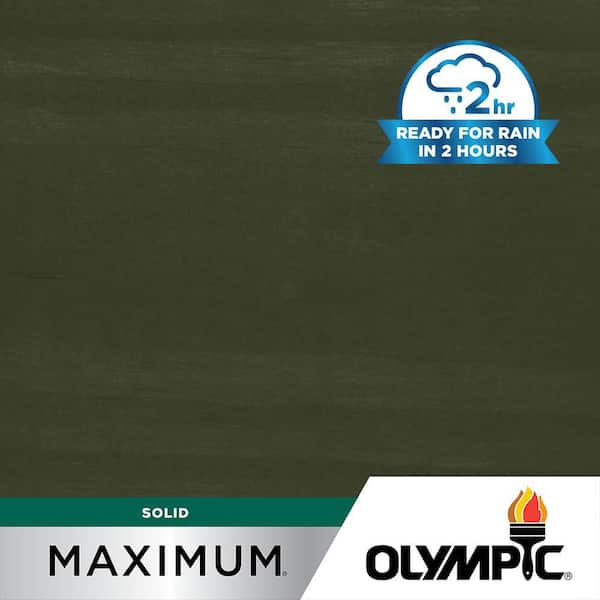 Olympic Maximum 1 gal.SC-1063 Pocono Pine Solid Color Exterior Stain and Sealer in One