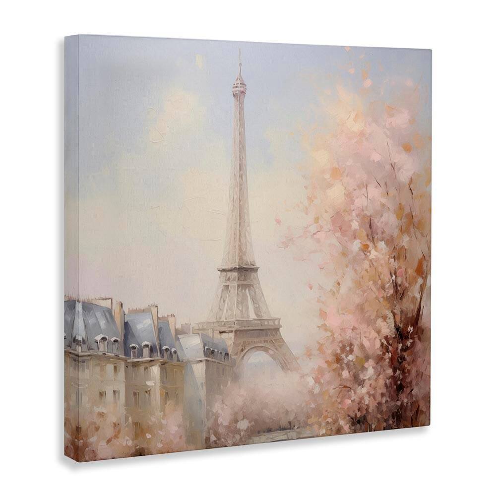 Parisian Eiffel Tower Cityscape by Arlington Prints Unframed Abstract Graphic Art Print 30 in. x 30 in. price history on PriceWatchPro