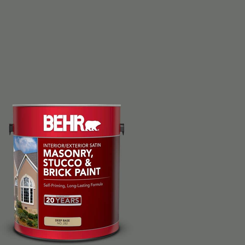 1 gal. #PPU25-03 Shadows Satin Interior/Exterior Masonry, Stucco and Brick 