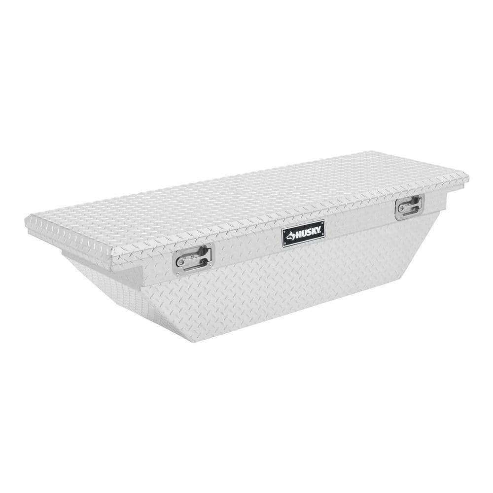 Husky 62 in. Aluminum Polished Mid Sized Low Profile Truck Box