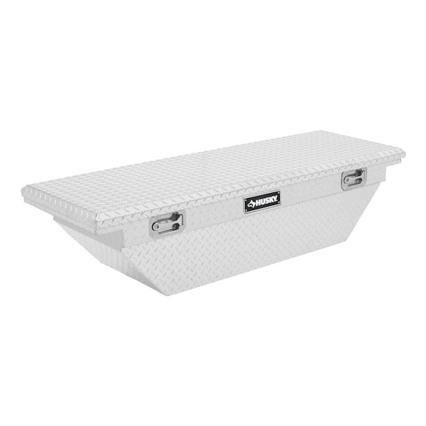 Husky 62 in. Aluminum Polished Mid Sized Low Profile Truck Box