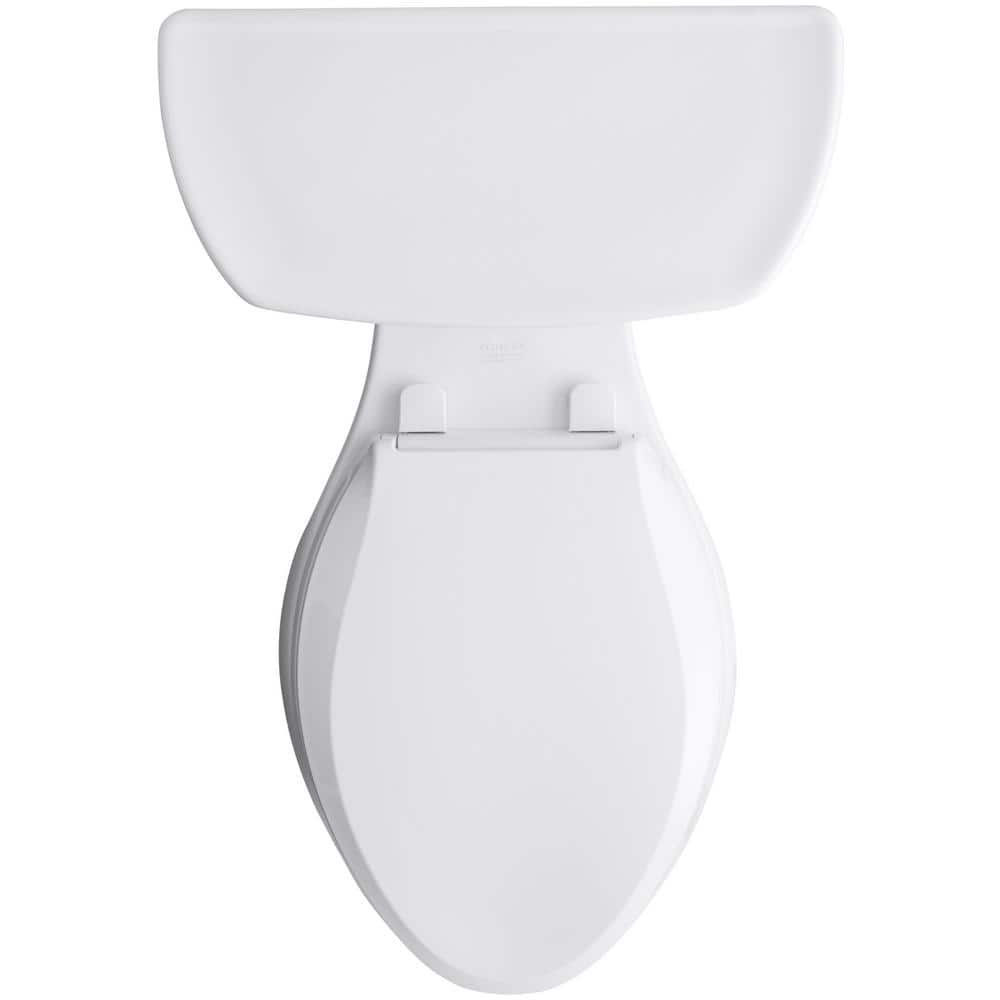 White High Efficiency Dual Flush Elongated Two-Piece Toilet