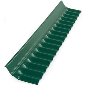 4 ft. Rain Forest Green Polycarbonate Wall Connector Flashing