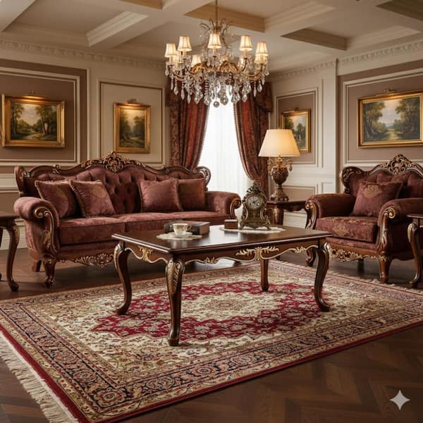 Benjara Traditional Coffee Table with...