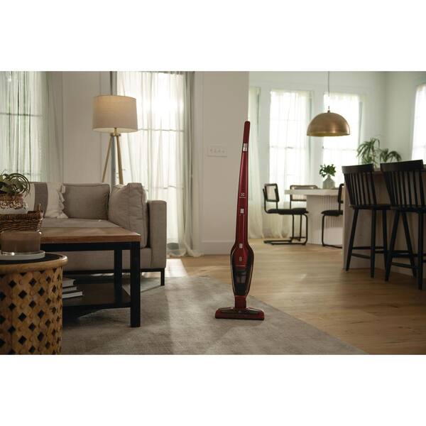 Electrolux Ergorapido Pet Bagless, Cordless, with Detachable Handset in Red  Stick Vacuum EHVS3510AR - The Home Depot