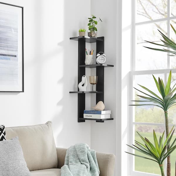 Our Floating Corner Shelves - Driven by Decor