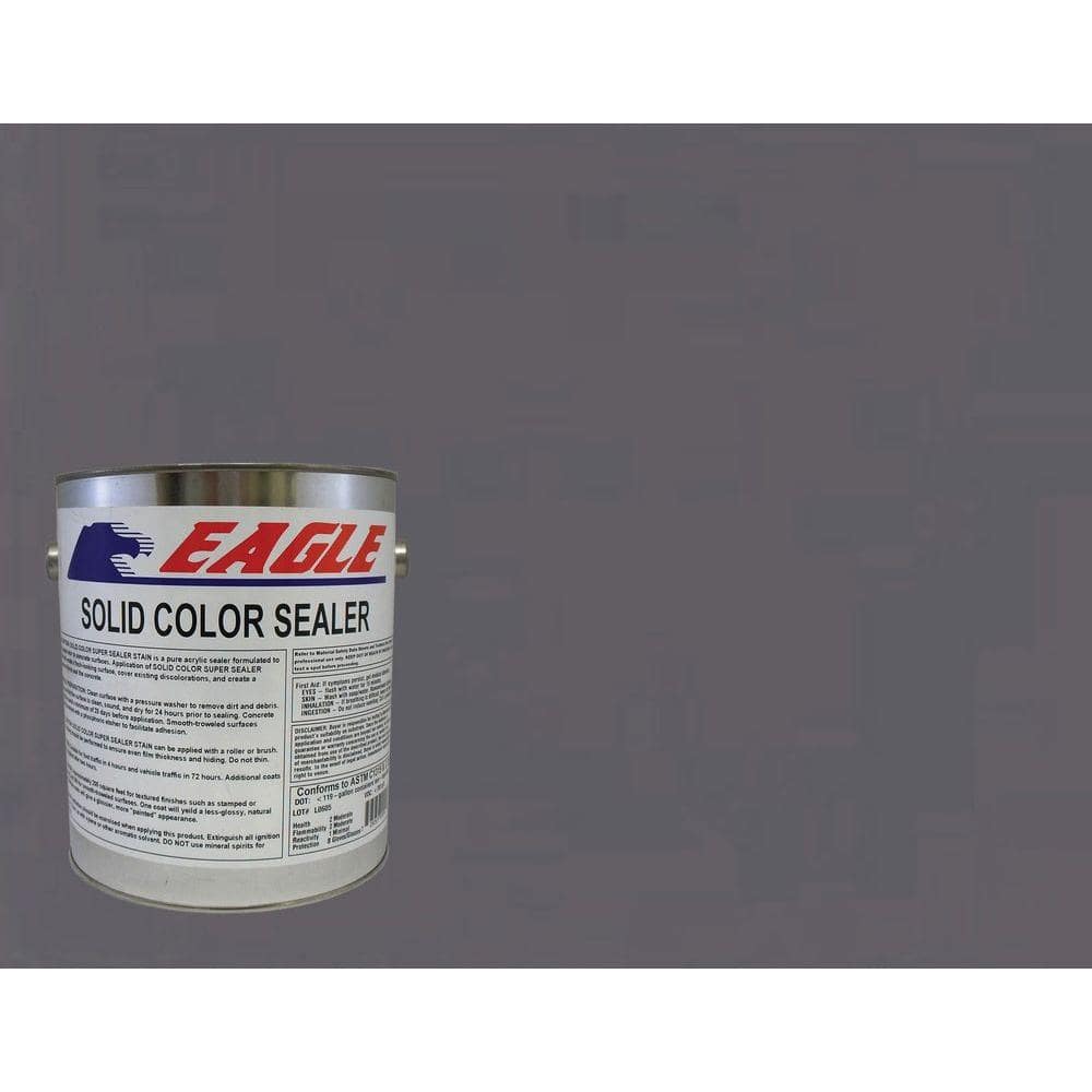 1 gal. Silver Gray Solid Color Solvent Based Concrete Sealer