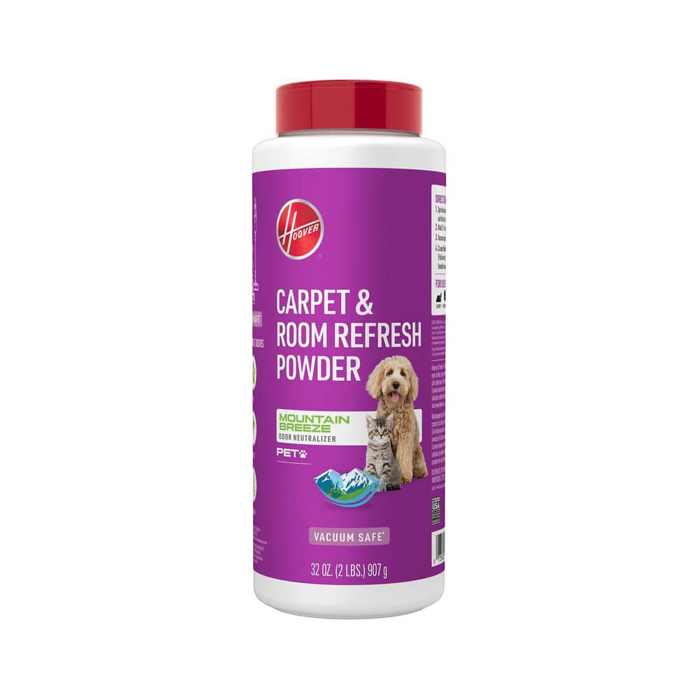 32oz. Pet Carpet and Room Refresher Carpet Powder, Mountain Breeze Scent, Vacuum Safe Eliminates Pet Odors, Everyday Use