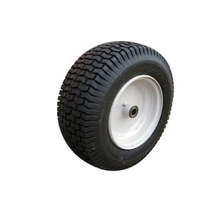 Lawn/Garden Tire 16 in. x 6.50 in.-8 2Ply SU12 Mounted on 8 in. x 5.375 in. Grayish White Wheel w/(3/4 I.D.) Bushings