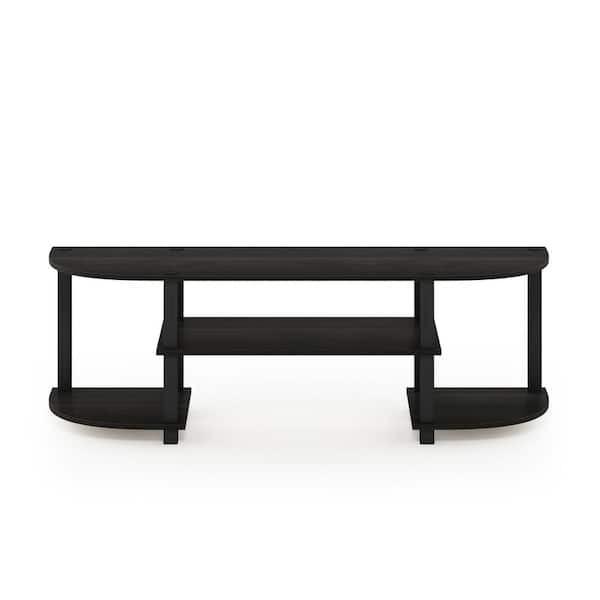 Furinno Turn-S-Tube 47 in. Espresso Particle Board TV Stand Fits