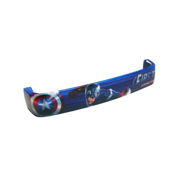 Rish Painted Captain America 5.04 in. Cabinet Hardware Center-to-Center Pull-DISCONTINUED