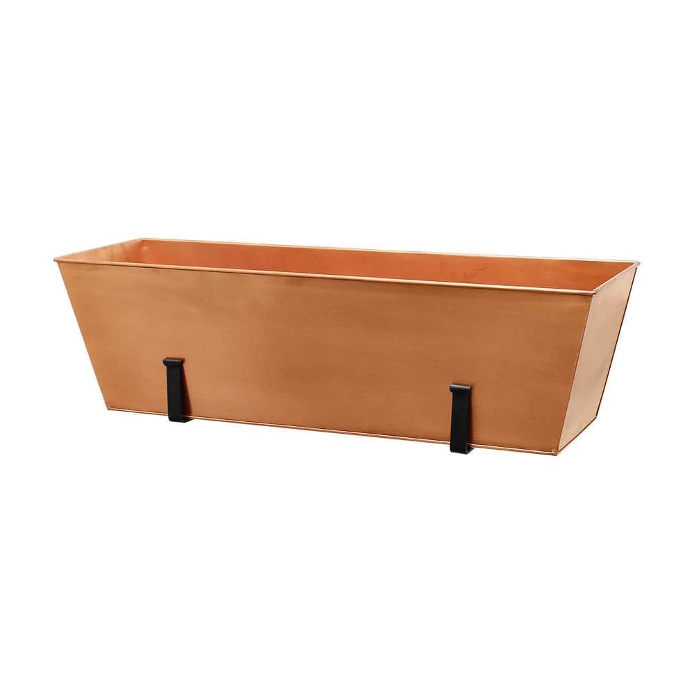 Black 10-Inch Wall-Mount Flower Box Bracket