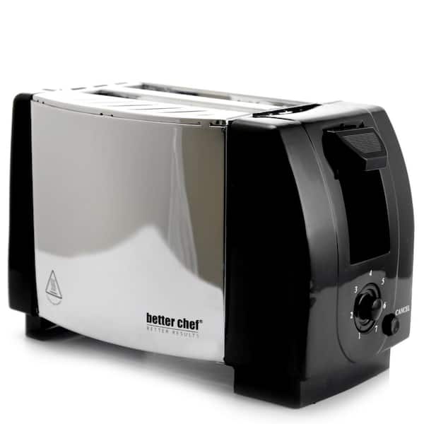 Better Chef 2-Slice Stainless Steel Toaster