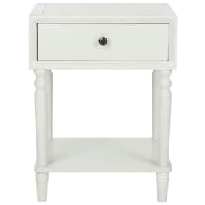 Siobhan Off-White Storage End Table