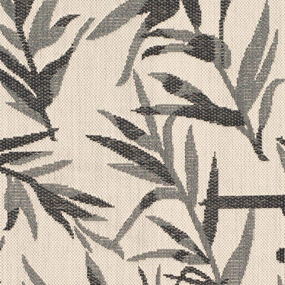 Gray 27" Easy Care Polypropylene Indoor/Outdoor Area Rug