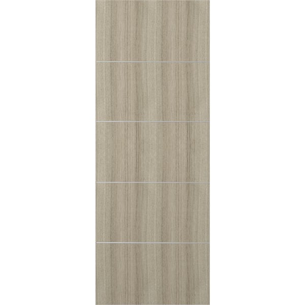 Optima 4H 36 in. x 84 in. No Bore Shambor Solid Composite Core Wood Interior Door Slab