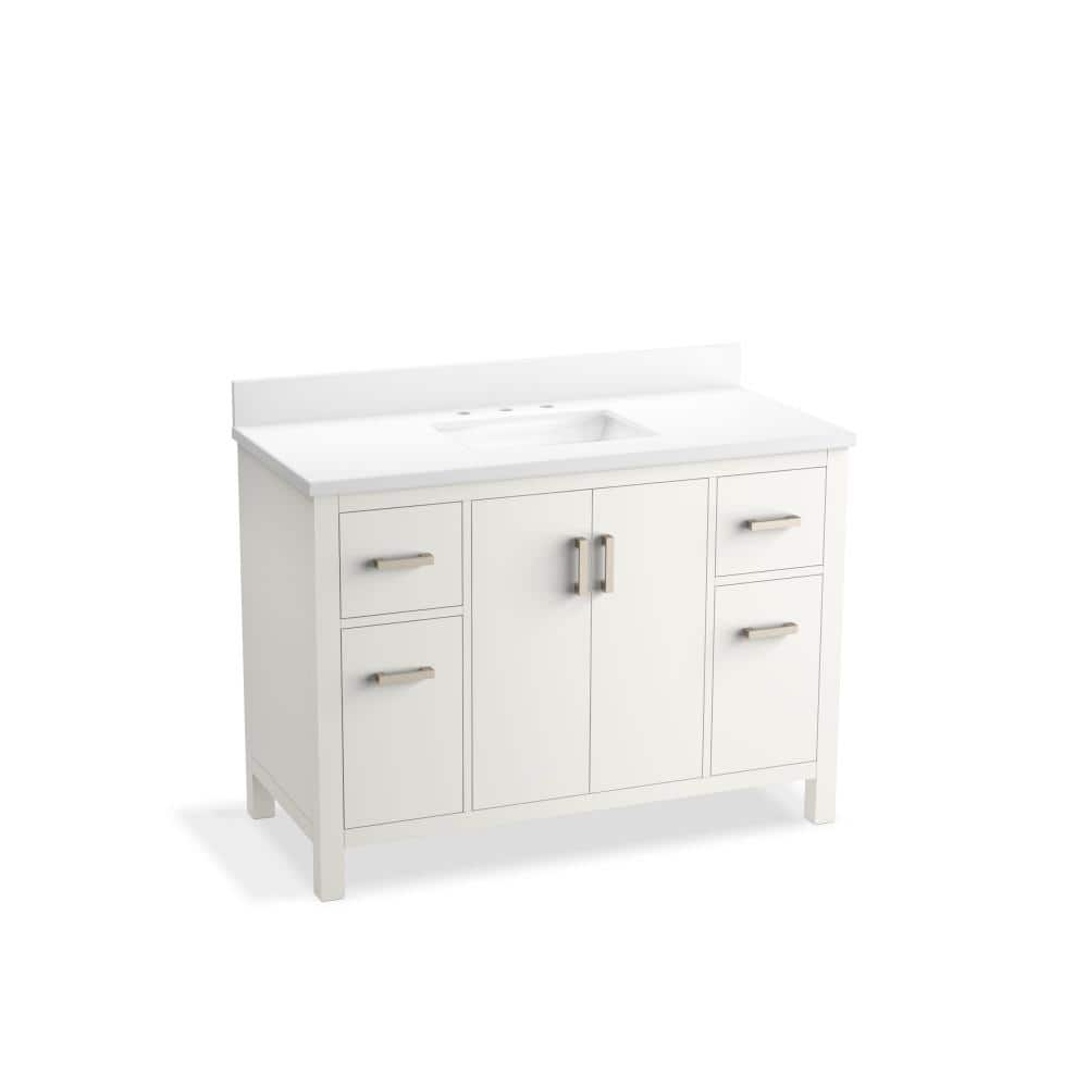 KOHLER Kresla 48 in. W x 22 in. D x 36 in. H Single Sink Bath Vanity in ...