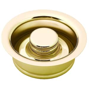 Disposal Ring and Stopper in Polished Brass