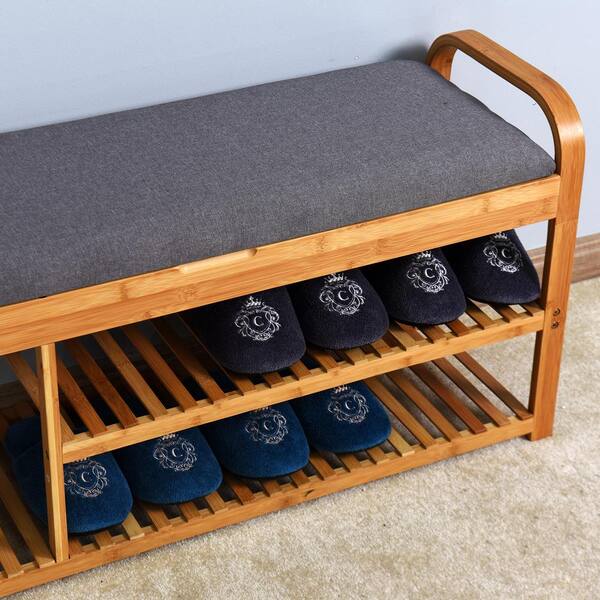 Bamboo shoe bench rack new arrivals