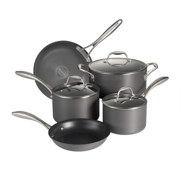 Tramontina 8-Piece Cookware Set Stainless Steel, 80116/247DS:  Home & Kitchen