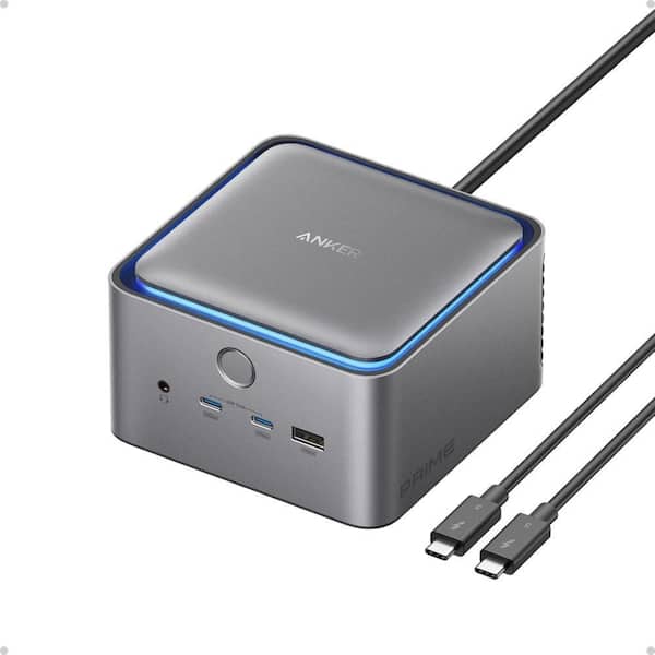 14-in-1 Thunderbolt 5 Dock with 120Gbps Max Transfer, 140W Max Charging, Ambient LED Lighting, Cooling System,