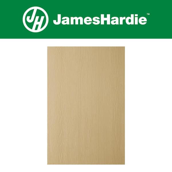 Hardie Panel HZ10 48 in. x 120 in. Primed Cedarmill Fiber Cement Panel Siding