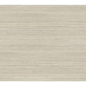 Fountain Grass Camel Brown Matte Pre-pasted Paper Wallpaper 60.75 sq. ft